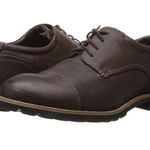 Business casual leather shoes
